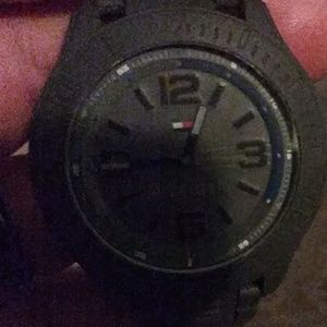 Tommy Hilfiger watch grey silicone